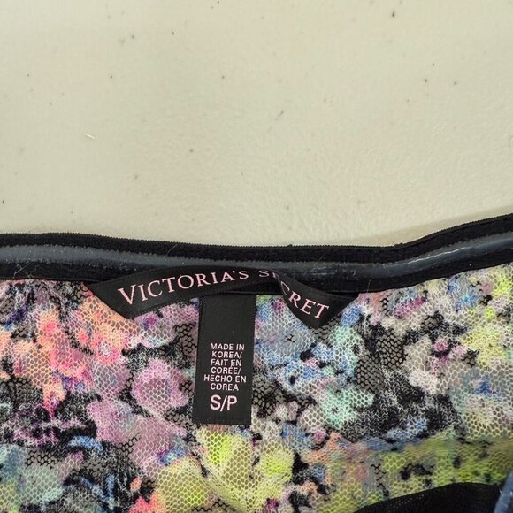 Victorias Secret Multicolor Lace Bandeau Bralette Strapless Bra Womens sz Small - Picture 2 of 6